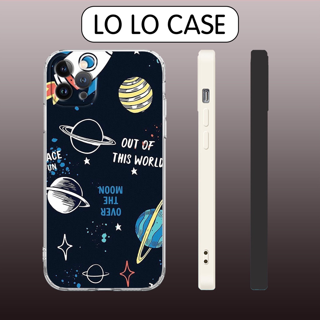 Ốp lưng space sticker collage art pro 13 11 12 promax 7 8 plus xs X Xr ...