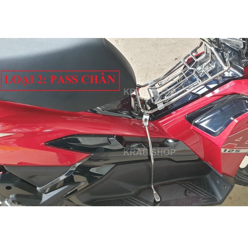 Baga AB25 AB23 AB24 160/125 AirBlade 2022-2025 Inox Sơn Đen Titan ...