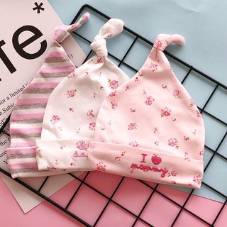 Set 3 mũ momcare cho bé sơ sinh 0-6 tháng chuẩn hãng