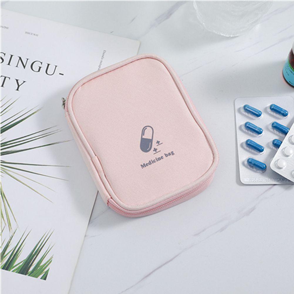 HOBBYIN Túi Bảo Quản Thuốc Hộp Bảo Quản Du Lịch Cắm Trại Đa Năng Thuốc Ngực Vải Bảo Quản Nhà Túi Y Tế