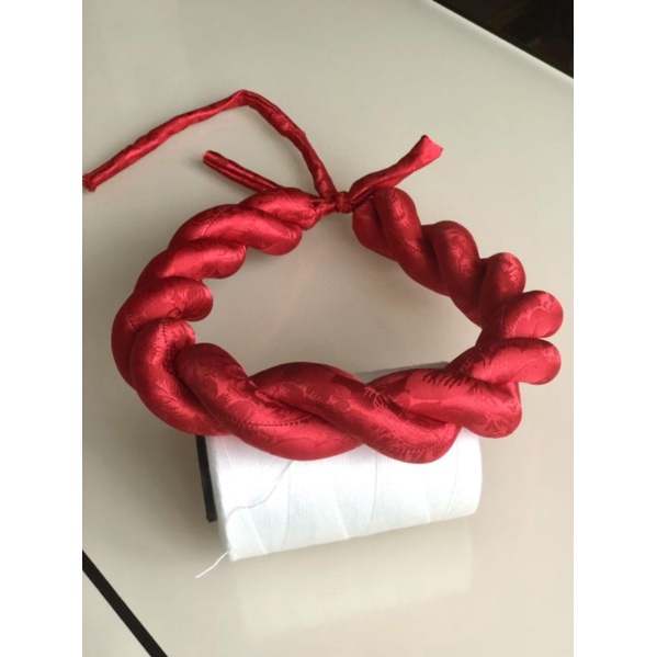 Mấn(vấn) cô dâu vải gấm, mấn trơn, mấn đơn giản, mấn đội đầu áo dài, mấn cách tân