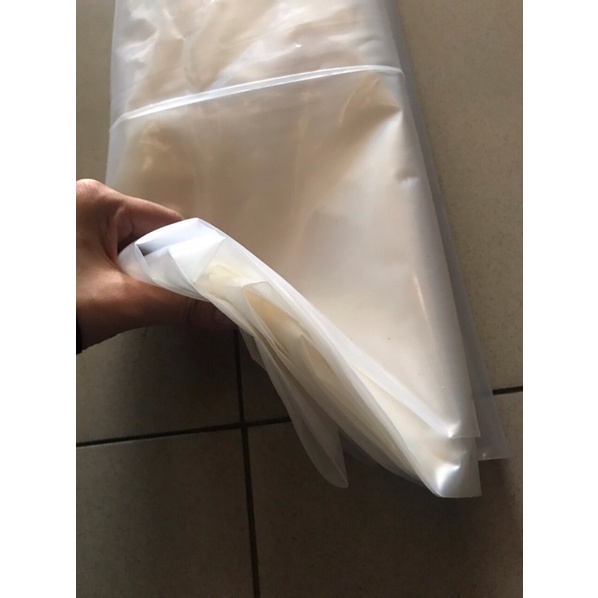 Bạt xanh cam che mưa nắng, phủ đồ. Nilon trắng loại dày