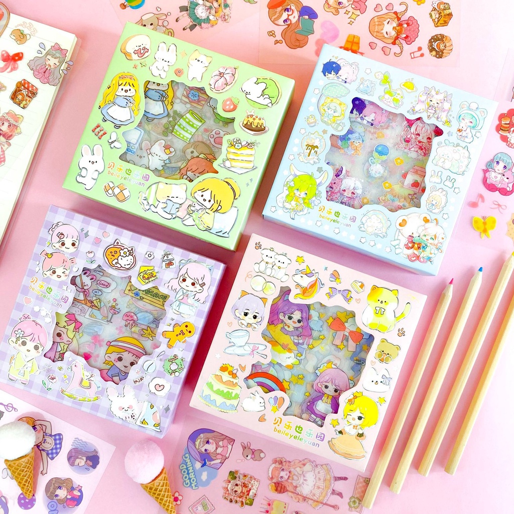 Hộp 8 tấm sticker - shopliam | Shopee Việt Nam