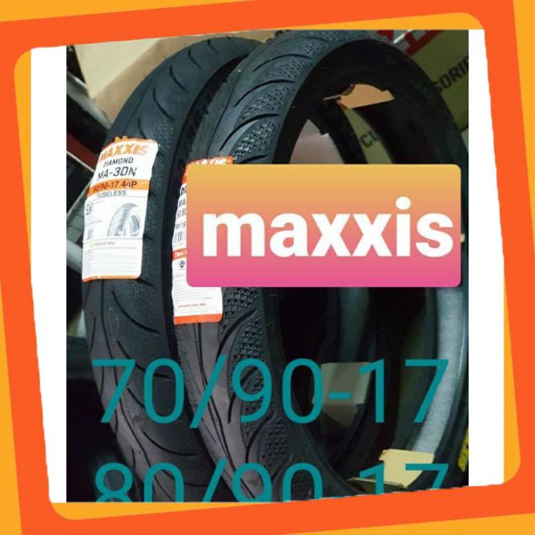 lốp maxis 70/90-17 và 80/90-17 không dùng ruột gai kim cương | Shopee ...