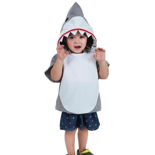 Trang phục cá mập đáng yêu cho trẻ em, Quần áo trẻ em động vật biển cosplay thích hợp cho lễ hội Bữa tiệc Halloween.