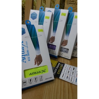 Ống tay Hàn Quốc AQUA-X ICE SKIN- UV CUT ARM (Cặp)