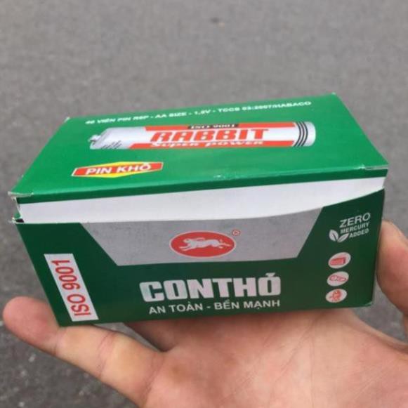 Pin Con Thỏ Cỡ AA Combo 1 Hộp 40 viên | Shopee Việt Nam