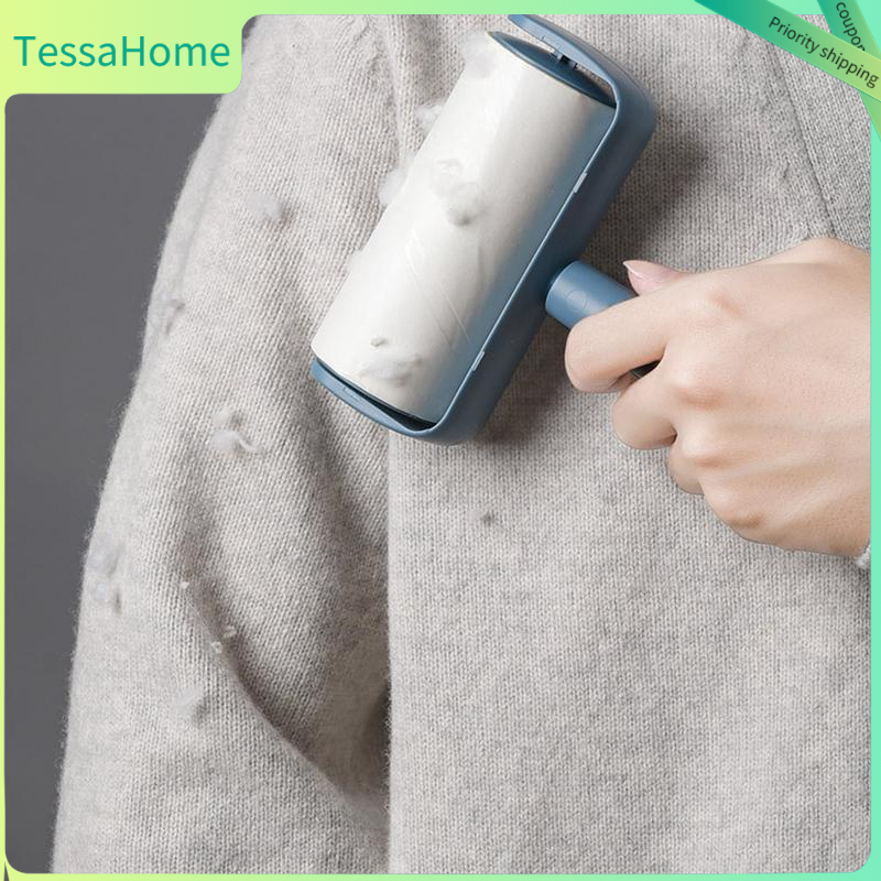 Capsule Sticky Lint Roller Dust Cleaning Tearable Refillable Hair Cloth ...
