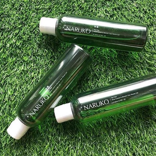 Ảnh Sữa tắm Naruko trà tràm Tea Tree Shine Control and Blemish Clear Shower Gel 250 ml (Bản Đài) 2