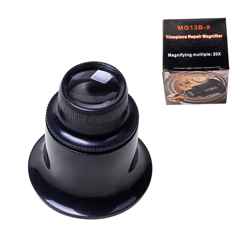 Moon Jewelers Eye Loupe Loop Kính lúp một mắt Kính lúp cho thợ đồng hồ Sửa chữa Kính lúp mắt Dụng cụ thủy tinh 5 loại