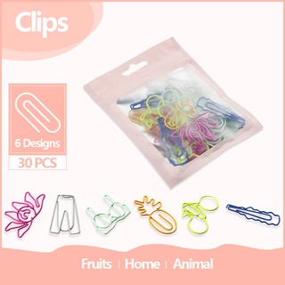 Set 30 kẹp đánh dấu trang phong cách Kawaii dễ thương