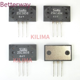 1 Cặp Sanken Transistor 2SA1494 2SC3858 MT-200 Silicon A1494 C3858 NPN + PNP Bộ Khuếch Đại Âm Thanh Transistor Bộ Khuếch Đại Công Suất