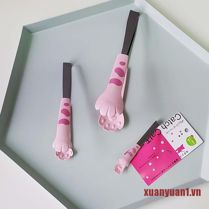 Kẹp thức ăn hình chân bằng thép không gỉ dễ thương