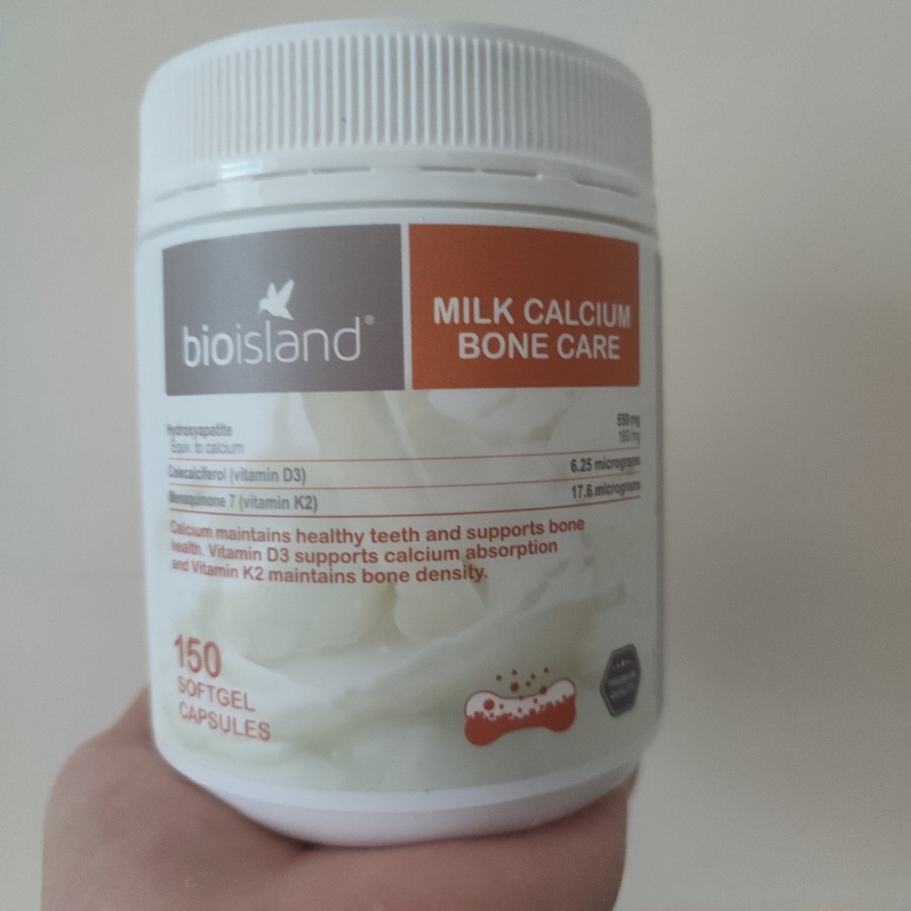 Viên Uống Canxi sữa cho người lớn Bio Island Milk Calcium Bone Care 150 viên Shopee Việt Nam