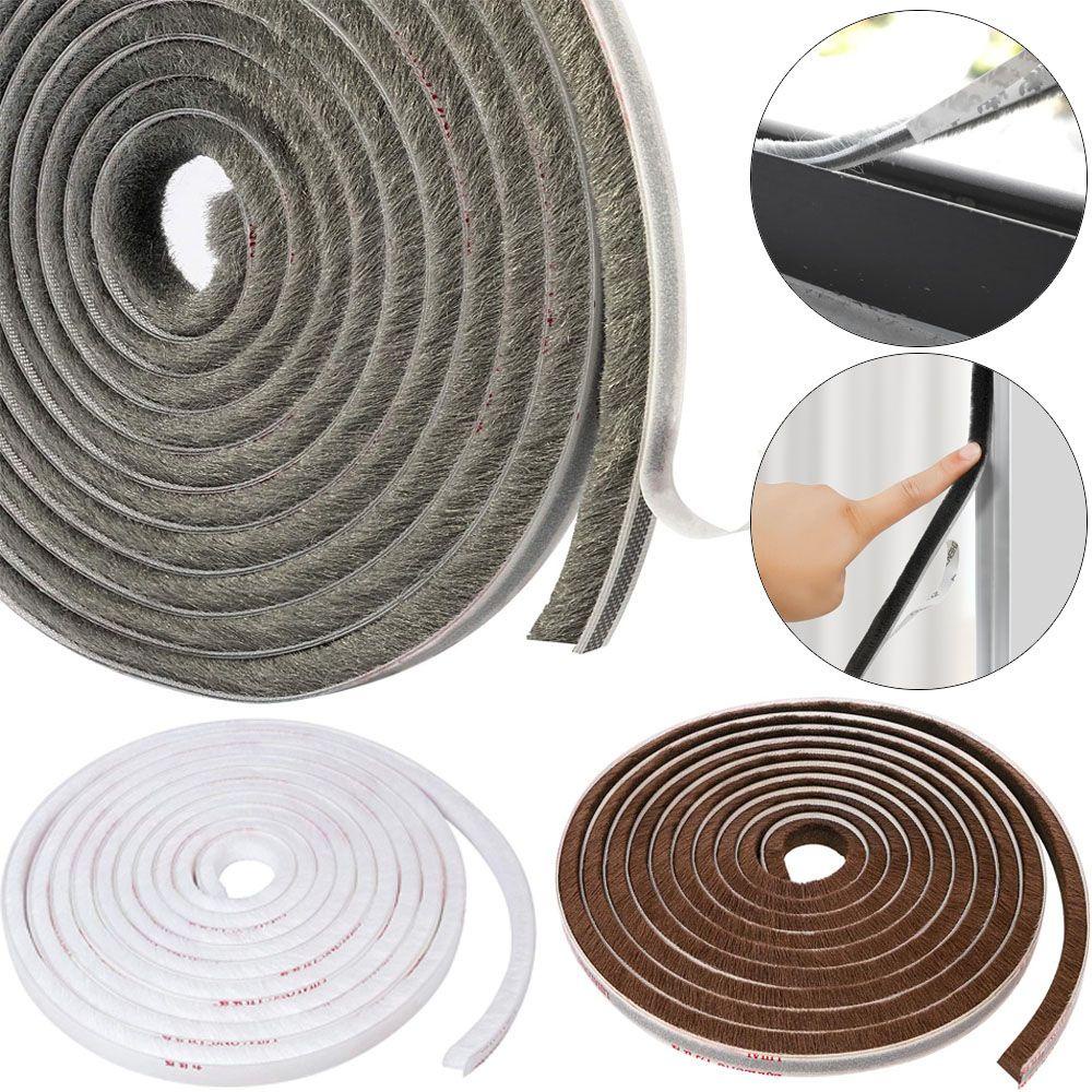 HAPPYNOOK 5m Dải Niêm Phong Cửa Sổ Tường Dải Cửa Chống Gió Tiện Ích Bàn Chải Tự Dính