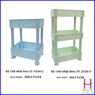 Kệ chữ nhật xếp tầng tháo lắp nhựa Việt Nhật 5526 { H }