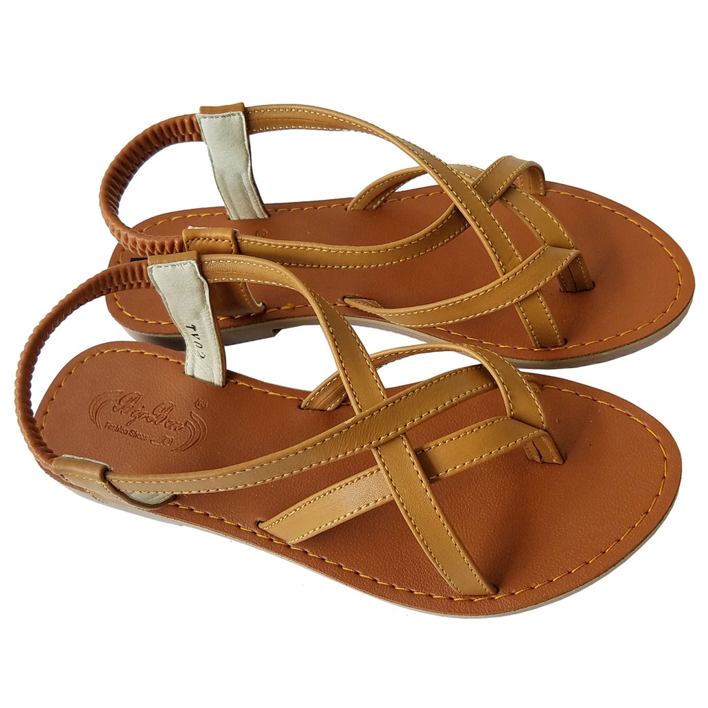 Giày Sandal Nữ Da Bò Thật BIGGBEN Cao Cấp HKD574