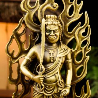 Tượng đồng ngài hộ pháp Bất Động Minh Vương