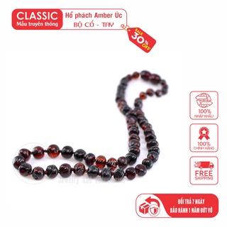 Vòng cổ Amber Úc cho bé 0-10 tuổi  VCM1MN