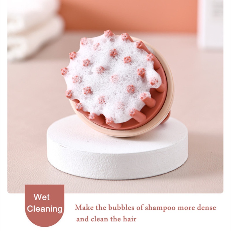Lược Silicone SEVICH  Chải Tóc Mát Xa Da Đầu Tiện Dụng