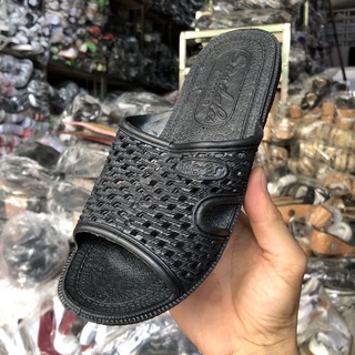 Dép tổ ong đen huyền thoại đi trong nhà, trong sân vườn chống trơn trượt 88300