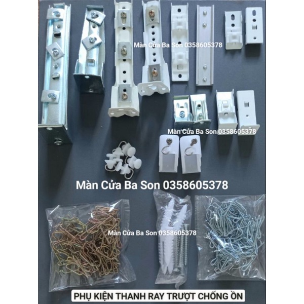 [PHỤ KIỆN RÈM] Phụ kiện lắp thanh trượt ( ray) treo rèm (ke bát). Cho ...