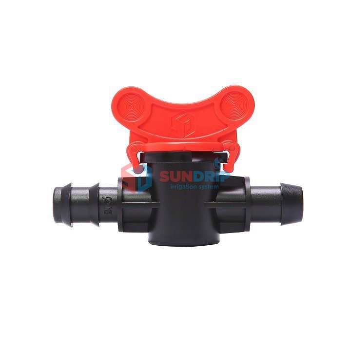 Van khóa khởi thủy LDPE 25 kèm gioăng cao su 22mm