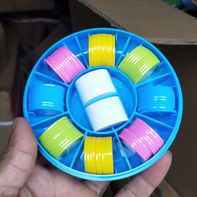 100Pcs Counters Counting Chips Plastic Markers 25 mm Mixed Colors for Bingo Chip
