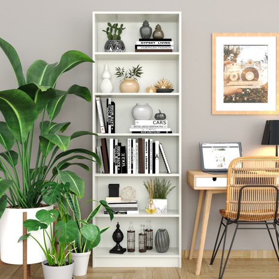 Ảnh JELLY, Kệ sách 3 - 4 - 5 - 6 - 7 tầng SHE_002 Scandi Home, 80x28cm, kệ gỗ 3