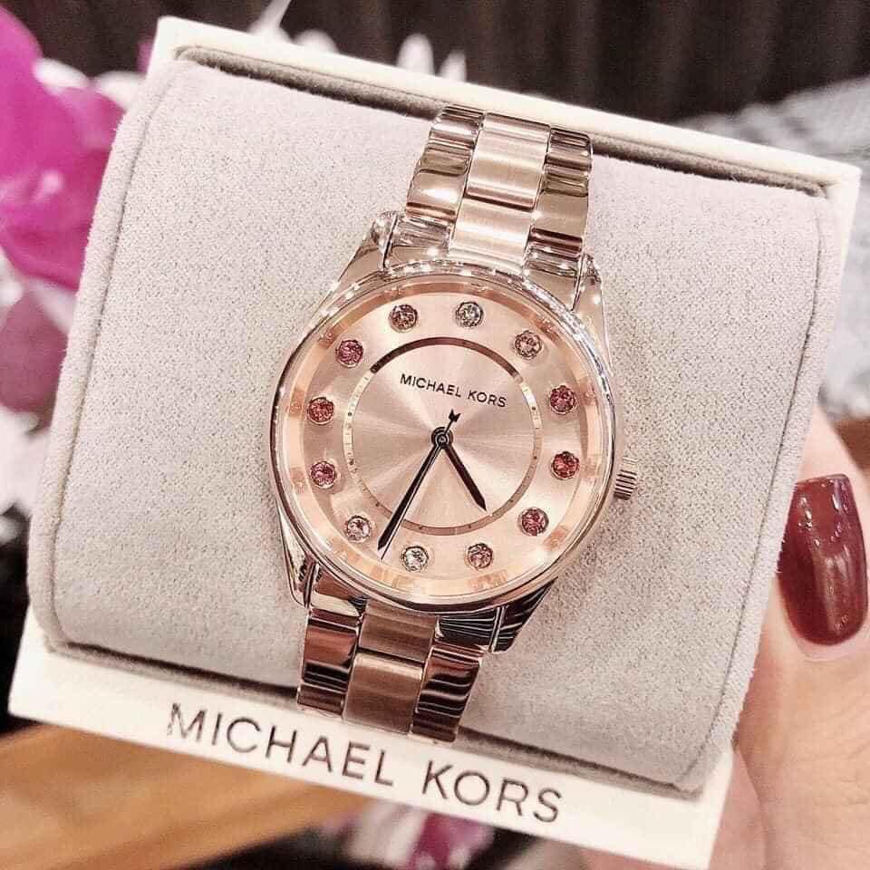 Đồng hồ Nữ Michael Kors Colette Rose Gold MK6604 | Shopee Việt Nam