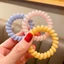 Set 5 chun buộc tóc lò xo siêu bền màu pastel Hàn Quốc QiQiShop