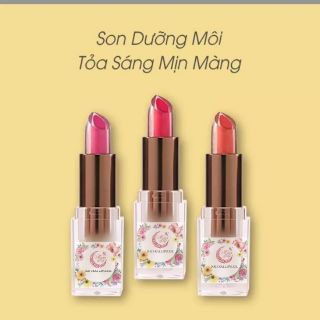 Son thạch thủy tinh handmade ( đỏ tươi - đỏ cam )