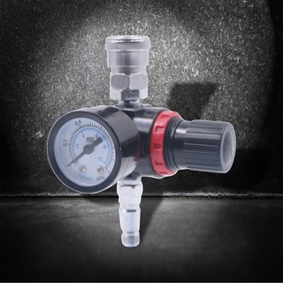 Bộ Điều Chỉnh Áp Suất Khí Nén 1 / 4 "Có Đồng Hồ Đo Áp Suất Cho Súng Phun Sơn