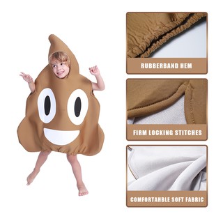 Trang Phục Hóa Trang Halloween Nhân Vật Biểu Tượng Cảm Xúc Dễ Thương Cho Gia Đình