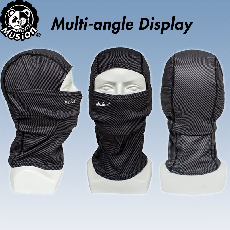 Mặt nạ balaclava thoáng khí Musion Racing - Chống nắng UV & Dust cho Xe đạp và Xe máy