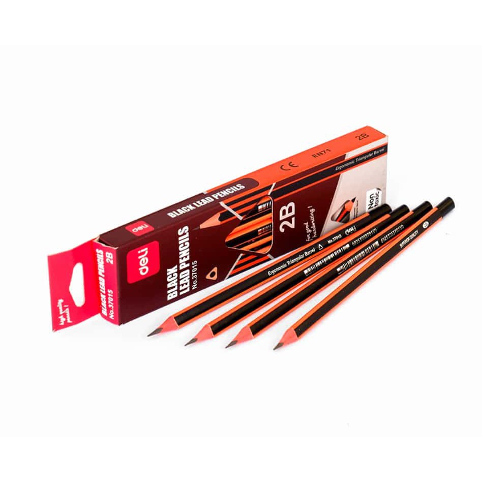 Ảnh Bút chì 2B Deli 37013 - (Combo 5 cây) 4