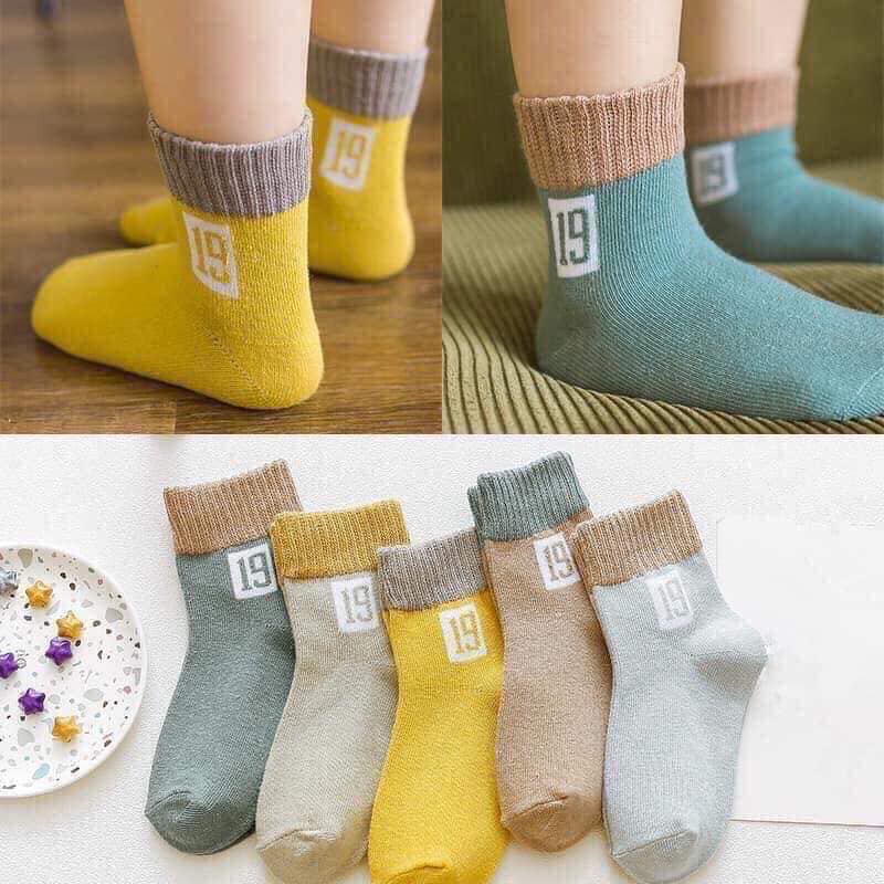 Sỉ/lẻ Tất bé trai bé gái - Set 5 đôi- Hàng xuất