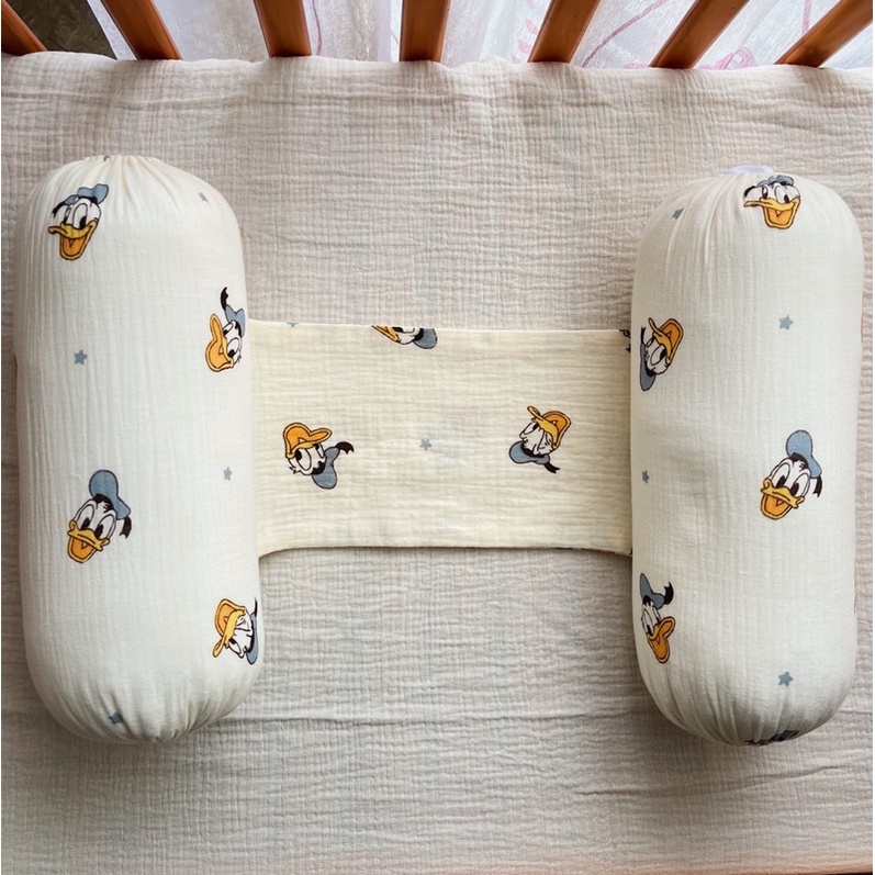 [Cò Baby] Gối chặn dùng cho bé sơ sinh ngủ ngon xô muslin cao cấp