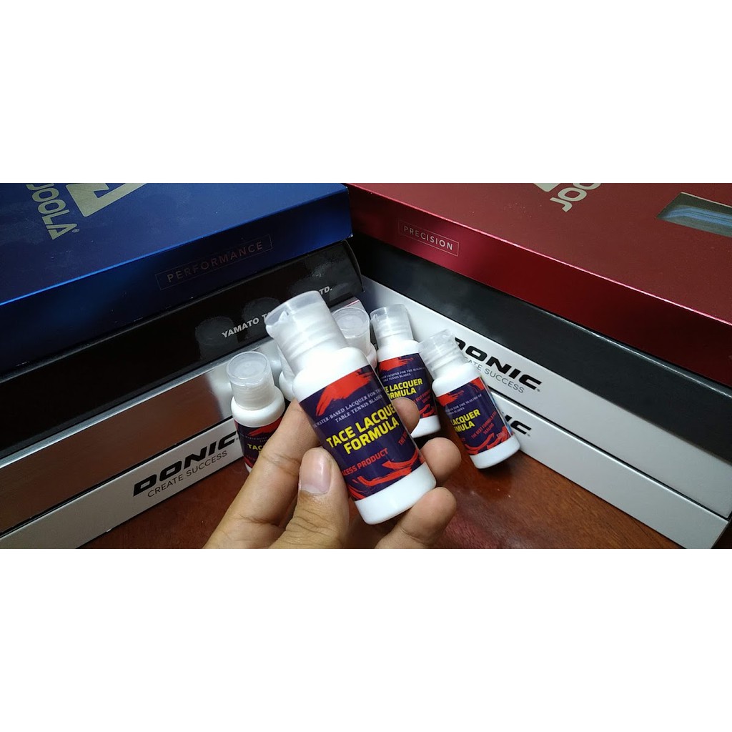 [Xỉ, lẻ, CTV] Keo chống tước gỗ, chống bẩn cán, bảo vệ vợt bóng bàn Tace laquer formula 30ML