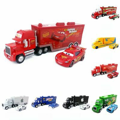 Pixar Cars Mack Light McQueen King & Dinoco Jackson Storm Truck Car Toy Kid
