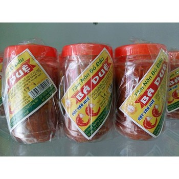 Combo 2 hủ 400GR (hủ 400g) Tôm chua Bà Duệ tôm nõn bỏ đầu - Đặc sản Huế