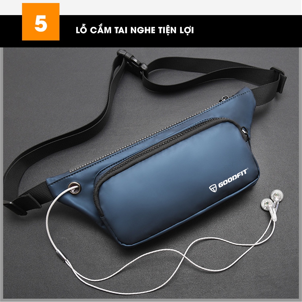 Túi chạy bộ đeo hông, đeo bụng, đeo chéo thời trang, chống nước chính hãng GoodFit GF110RB