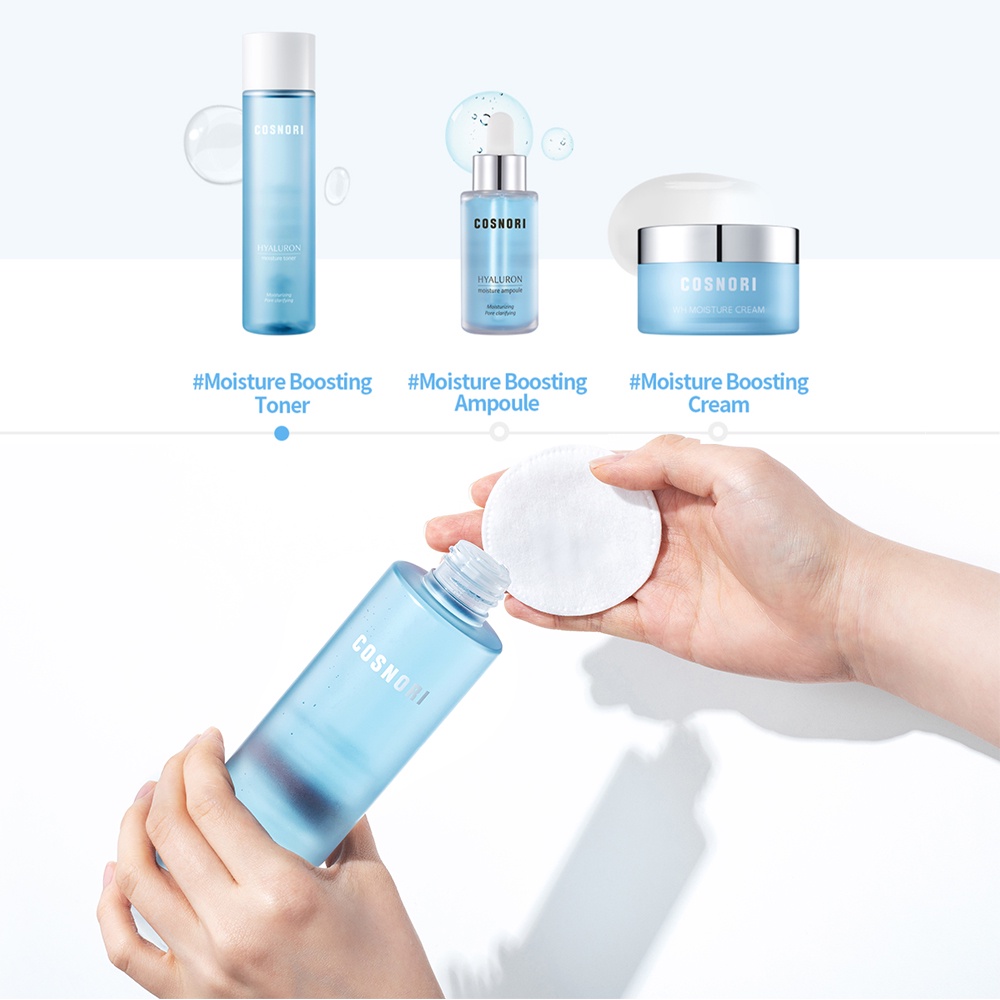 Toner dưỡng ẩm Cosnori Hyaluron Moisture 200ml