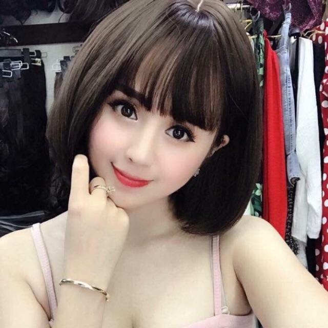 [TẶNG LƯỚI TRÙM] TÓC BỘ VIC CỤP NHẸ NGẮN SIÊU SANG CHẢNH