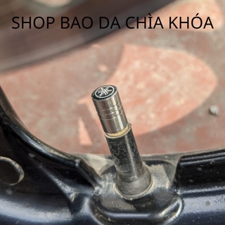 Nắp van xe máy yamaha inox logo