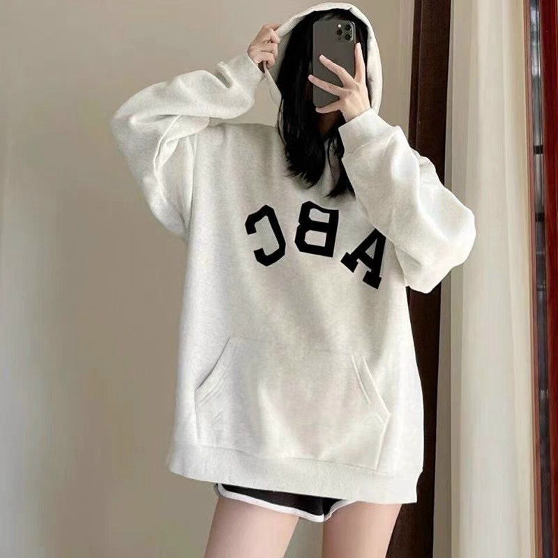 (HCM) ÁO KHOÁC NỈ HODDIES TRÙM ĐẦU - LOGO ABC CỰC HOT , THỜI TRANG UNISEX DÀNH CHO NAM NỮ HIYU FASHION