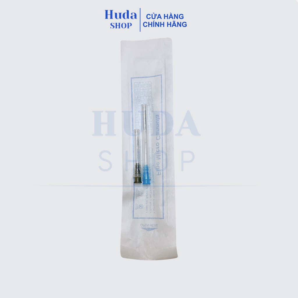 Kim đầu tù tiêm Filler HA cấy mỡ có sẵn kim mồi TIME MACHINE Cannula 23G size 50mm cao cấp