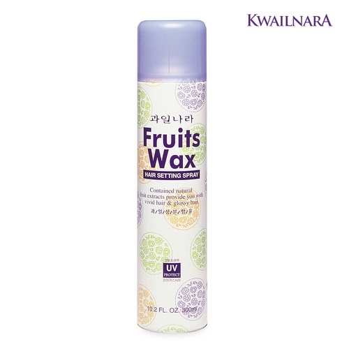 Gôm xịt tóc mềm tạo kiểu hương hoa quả Welcos fruits wax hair setting spray 300ml Shopee Việt Nam