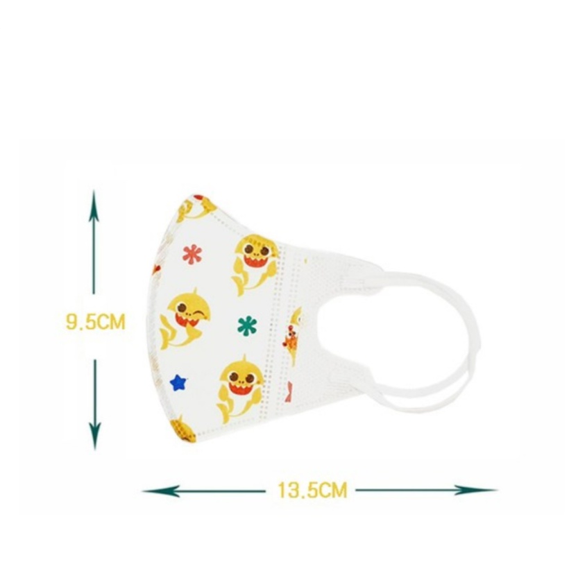 [HỒNG] Pinkfong BabyShark Mặt nạ 365 chiều siêu nhỏ 5 chiếc