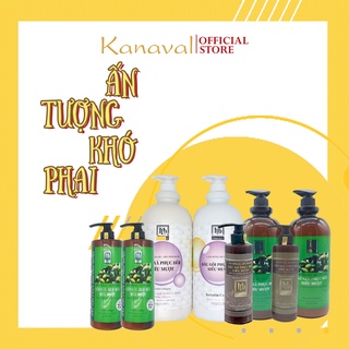 Cặp Dầu Gội Hồng Đạt 72H 500ml Kanaval Official Hương Thơm Chuẩn Salon Giảm Rụng Tóc Phục Hồi Siêu Mượt Lưu Hương 72H
